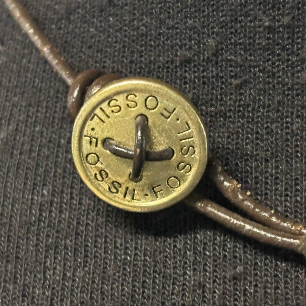 ❤️Vintage Rare Fossil Wood & Stone Necklace - Picture 4 of 5